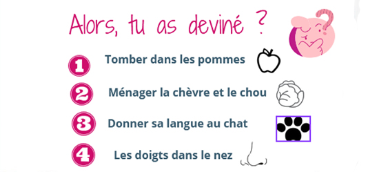 Réponses jeu