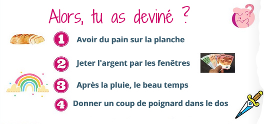 Réponses jeu