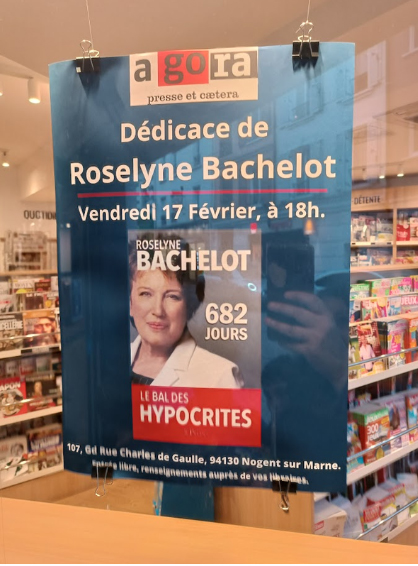 Affiche venue Roselyne Bachelot
