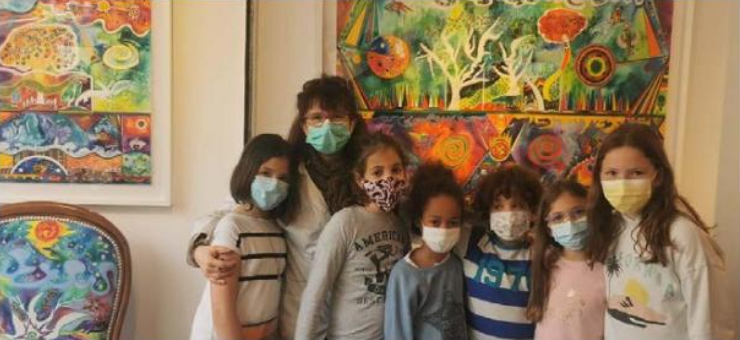 Photo de Vittoretti avec les enfants