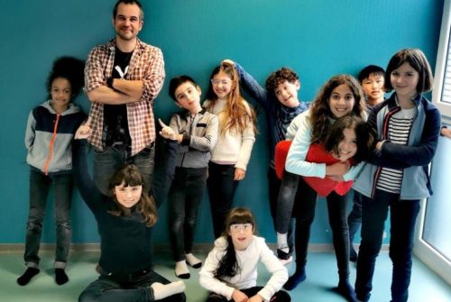 Baptiste Pagani et les enfants